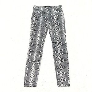 NEW Liverpool Python Leggings Pull On Pants Gray White Black Mid Rise 2/26